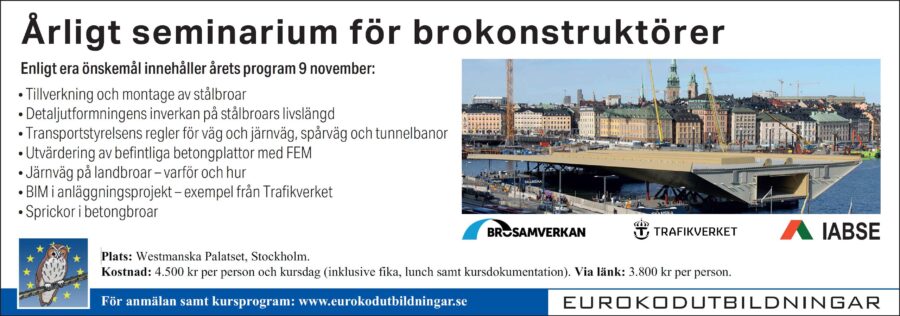 Årligt seminarium för brokonstruktörer